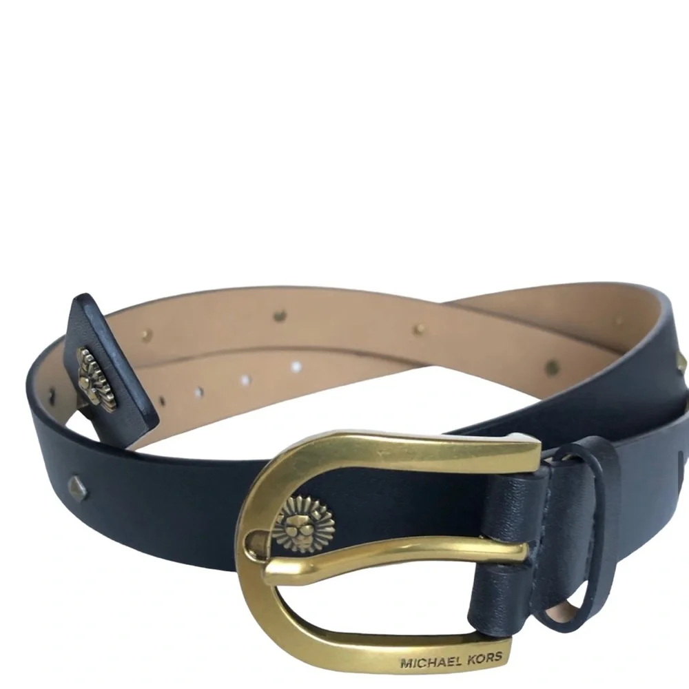 Michael Kors Black Studded Belt Women’s Size L